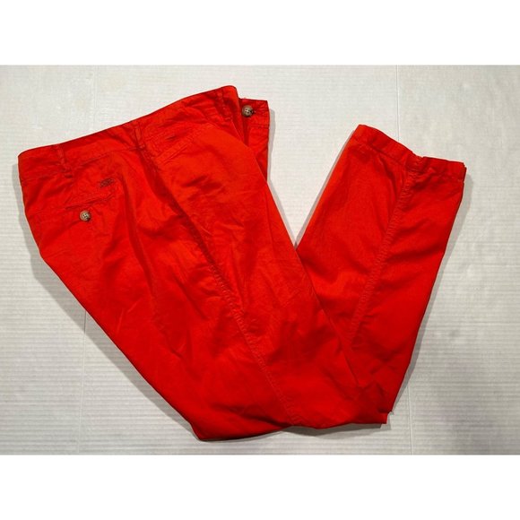 LRL Lauren Jeans Co. Ralph Lauren Warm Orange Size 6 Casual Pants‎ - Picture 1 of 8